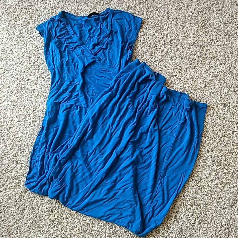 Teal maxi dress